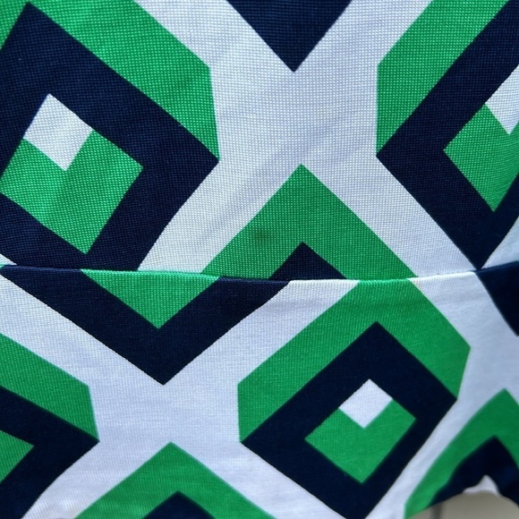 Diane Von Furstenberg Vintage Line Silk Dress Sz 4 Geometric Contemporary - Picture 6 of 7